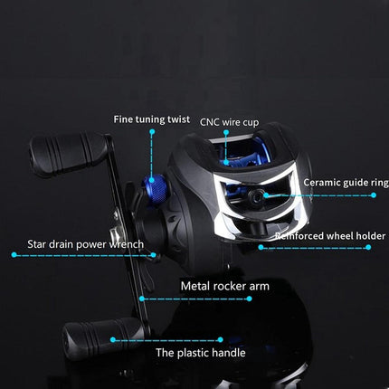 Fishing Reel Anti Frying Line Teardrop Swivel Disc Fishing Gear Spinning Reel