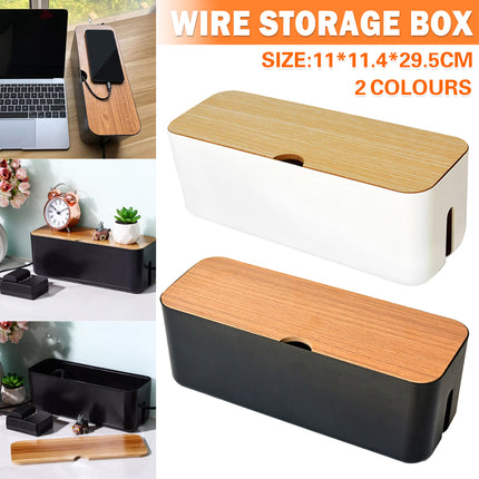 Cable Organizer Box Power Cord Socket Storage Box Fireproof Dustproof Durable