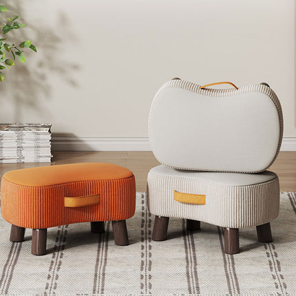 Small Stool for Home Simple Shoe Changing Low Seat Stool Wooden Household Use