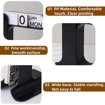 Creative Desktop Flip Calendar Table Calendar For Living Room Office Decorative