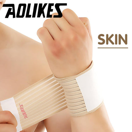 Aolikes Wrist Brace Elastic Bandage Support Sport Gym Wrap Fitness Wristband