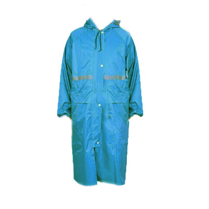 Hooded Waterproof Long Raincoat for Outdoor Work Lightweight 3XL Size