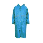 Hooded Waterproof Long Raincoat for Outdoor Work Lightweight 3XL Size