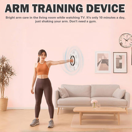 Hand Cranked Hula Hoop Fitness Equipment Arm Training Home Gym Anti Slip Durable