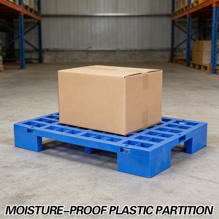 2PCS Plastic Moisture Proof Partition Hollow and Raised Design