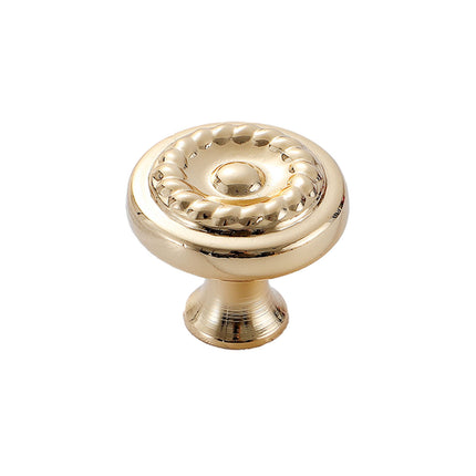 Pure Copper European Brass Drawer Handle Gold Cabinet Door Pull Wardrobe Knob
