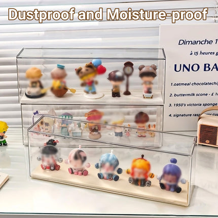 Doll Display Storage Box Transparent Organizer Blind Box Cabinet for Mini Toy