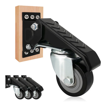 4pcs High Load Bearing Casters Worktable Mobile Casters Heavy Duty Wheel Roller