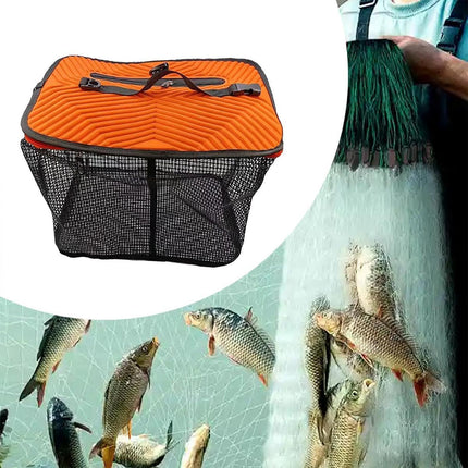 Floating Fish Protector Reel Storage Bag Portable Fish Net Bag Fish Protector