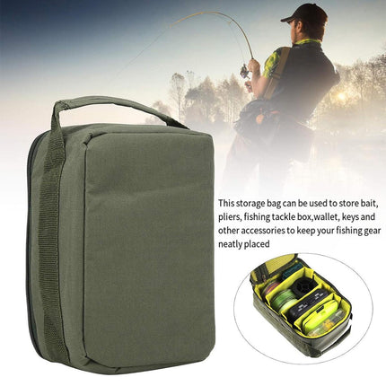Fishing Gear Reel Storage Bag Portable Handbag Fishing Tools Organizer Storage