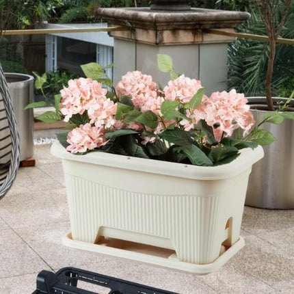 Large Square Planter Box Garden Pot for Vegetables Green Plants Outdoor Planting