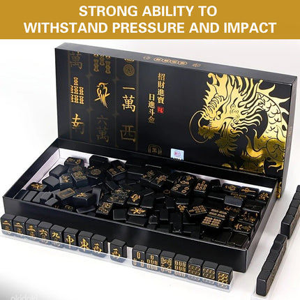 Portable 144PCS Universal Mahjong Set for Family Gatherings Home Entertainment