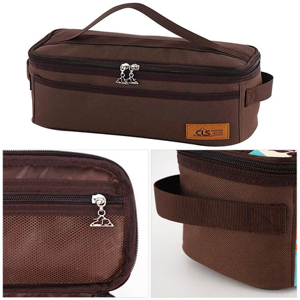 Camping Cookware Storage Bag Portable Travel Wash Bag Tableware Organizer Case