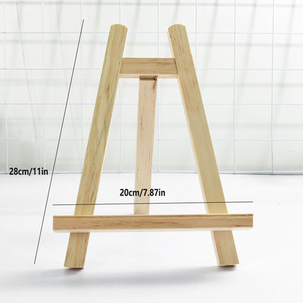 6pcs Tabletop Display Stand A-Frame Artist Easel Beechwood Tripod Wood Holder
