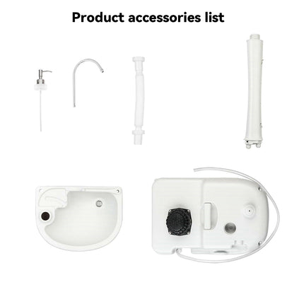 Mobile Portable Outdoor Washbasing for Camping Picnics RV Trips Yard Activities