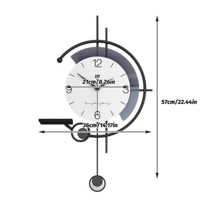 Creative Modern Minimalist Wall Clock Silent for Living Room Bedroom Home Decor