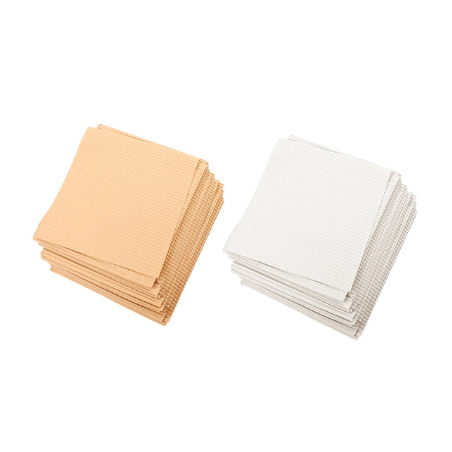 100PCS Pizza Box Pads Greaseproof Paper Food Liners Oil Resistant Pizza Mat