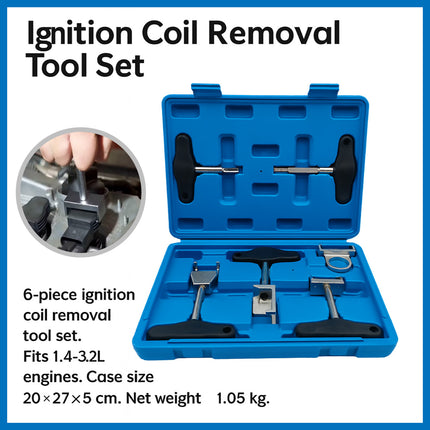 6PCS Car Ignition Coil Removal Tool Set for Engine Spark Plug Replacement Use
