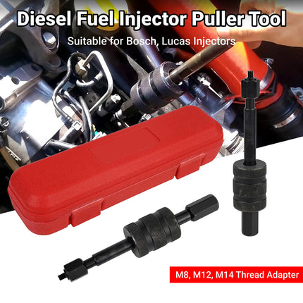 Diesel Engine Fuel Injector Removal Tool Set for Car Truck Repair Service Use