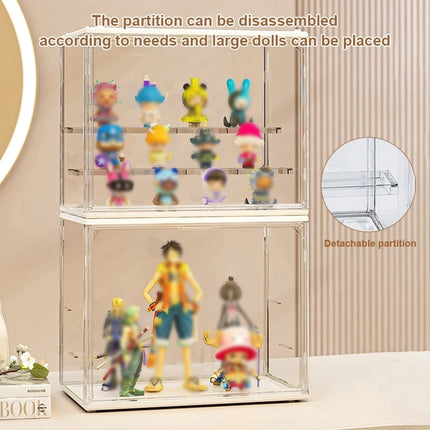 Blind Box Storage Display Case Transparent Dustproof Doll Stand Organizer Figure