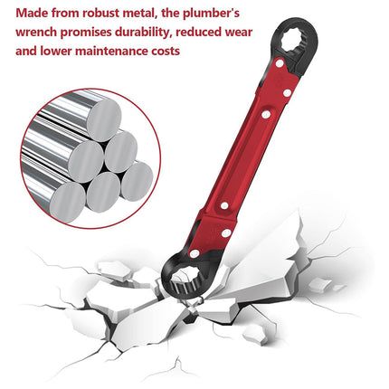 2PCS Angle Stop Wrench Portable Adjustable Durable Robust Metal for Faucet Valve