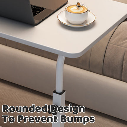 Laptop Desk Adjustable Height Mobile Side Table Ergonomic Design Stable Durable