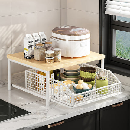Kitchen Counter Storage Rack Microwave Stand Drawer Shelf Organiser