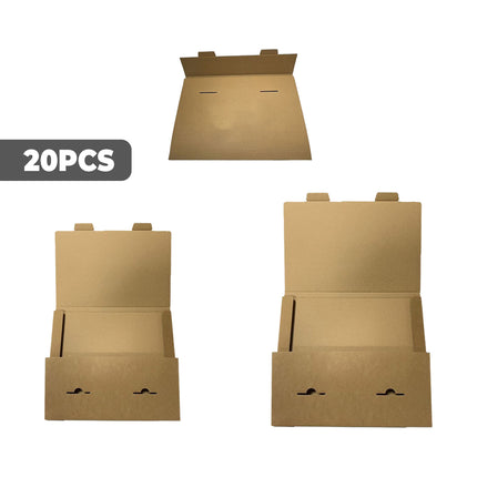 20PCS Kraft Paper Boxes Small Cardboard Gift Boxes for Packaging Craft Wedding