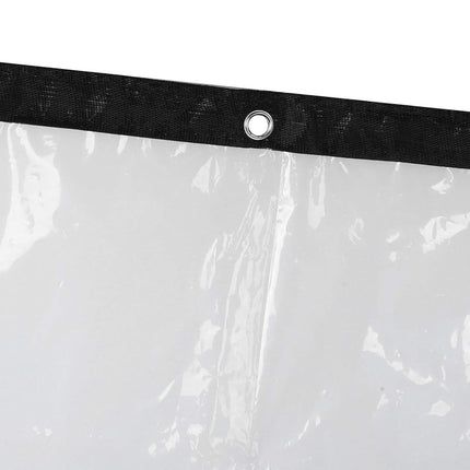 1mx2m Rain Tarp Transparent Cover Shade Sail Garden Bonsai Succulent Plants