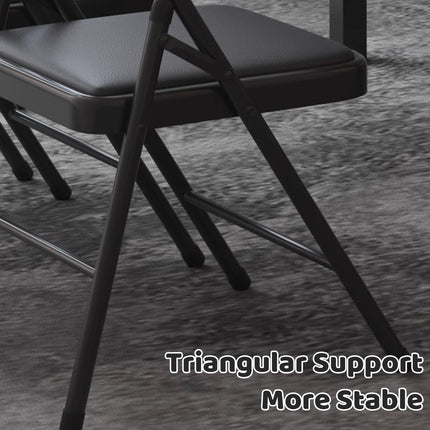 Folding Chair 2PCS Home Portable Training Computer Office Dining Cosmetic Chair