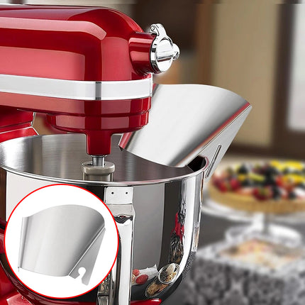 Stainless Steel Chef Machine Pouring Accessories Trough Protective Cover Set