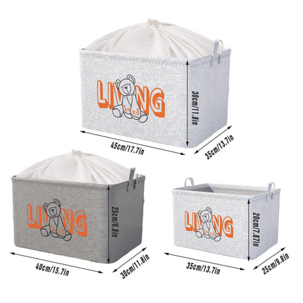 Large Foldable Clothes Storage Bag Wardrobe Organizer Toy Blanket Container