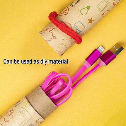 10PCS Round Kraft Paper Storage Tubes Cardboard Poster Document Shipping Tube