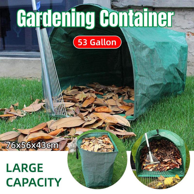 Horizontal Garden Bags Leaf Storage Collection Clean Up Bags Yard Lawn Cleaning