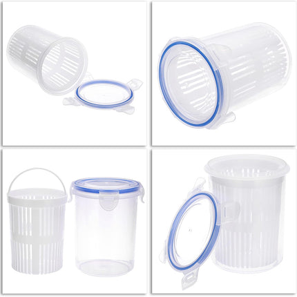 Pickle Basket Drainage Preservation Kimchi Jar Separator Fermentation Container