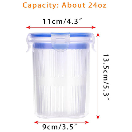 Pickle Basket Drainage Preservation Kimchi Jar Separator Fermentation Container