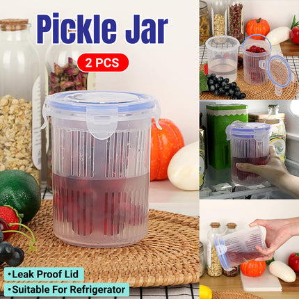 Pickle Basket Drainage Preservation Kimchi Jar Separator Fermentation Container