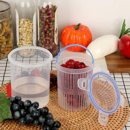 Pickle Basket Drainage Preservation Kimchi Jar Separator Fermentation Container