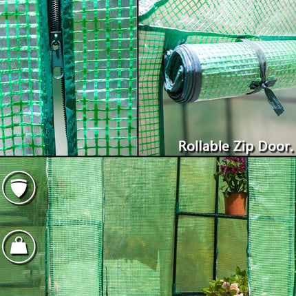 Greenhouse Garden Shed Indoor Outdoor Plant Tent Rainproof Heat Insulation