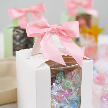50pcs Bow Gift Packaging Sealing Tie Drawstring Baking Wrap Bag Decorative Ties
