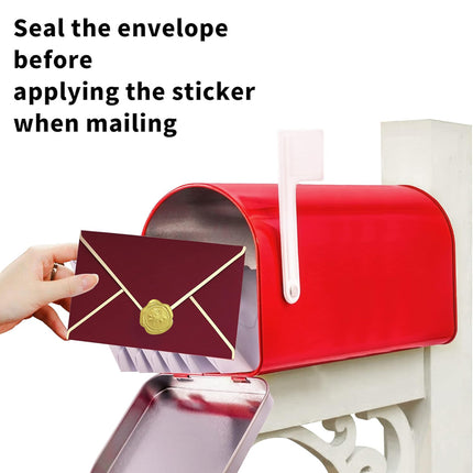 400pcs Gold Self Adhesive Seal Stickers - Envelope Sealing / Gift Packaging