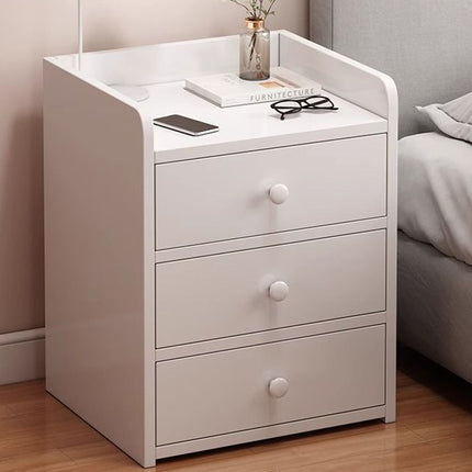 3 Drawer Bedroom Bedside Storage Cabinet Standard Space Saving Sturdy Durable