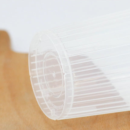 100Sets Transparent Drinking Cups with Lids 650ml 2 Colour for Party Drinks