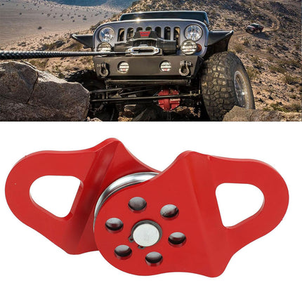 Off Road Recovery Winch Pulley Snatch Block Tackle Tow Hook Accessory Heavy Duty
