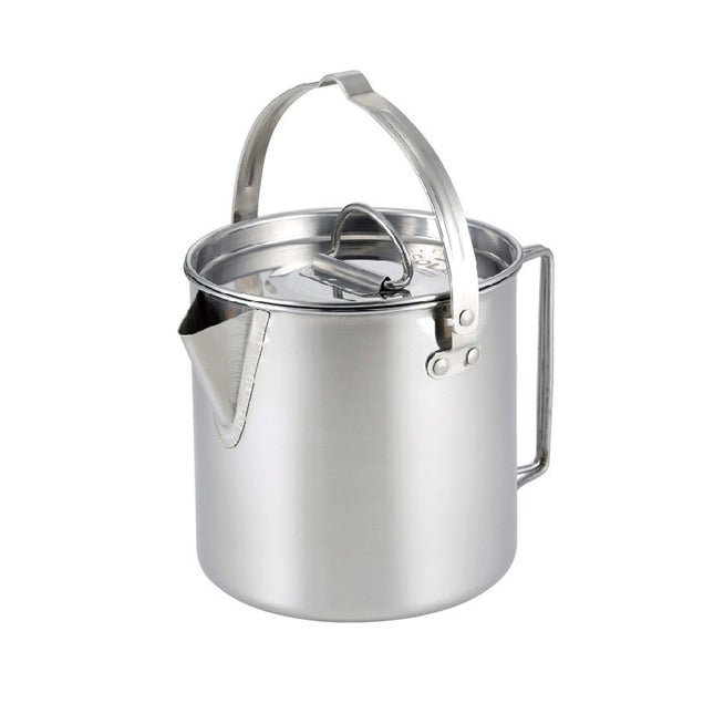 Portable Outdoor Kettle Coffee Teapot Camping Hanging Pot Cooker For Picnic