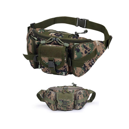 Outdoor Tactical Waist Bag Waterproof Camouflage Chest Pack Sport Travel Gear
