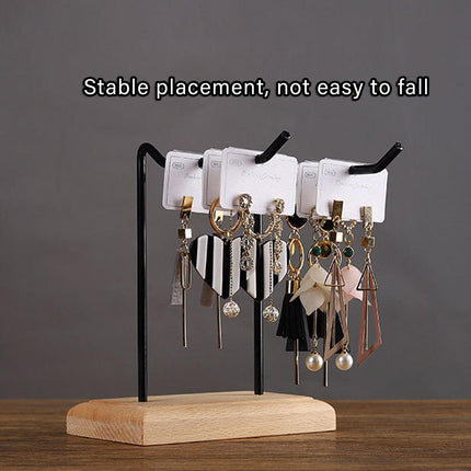 Iron Earrings Display Rack Jewellery Holder Hanging Keychain Bracelet Shelf