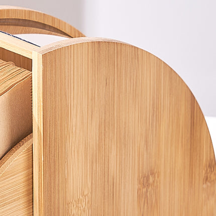 Sector Shape Wood Coffee Filter Paper Storage Rack Transparent Dust Cover
