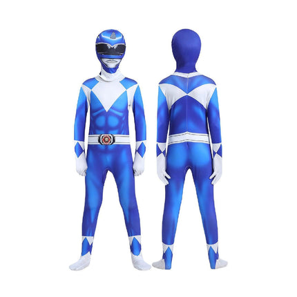 Blue Dinosaur Team Tight Cosplay Jumpsuit AU