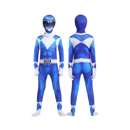 Blue Dinosaur Team Tight Cosplay Jumpsuit AU
